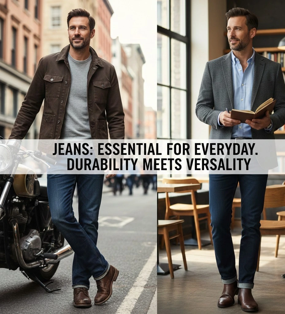 Everyday wear casual jeans for men