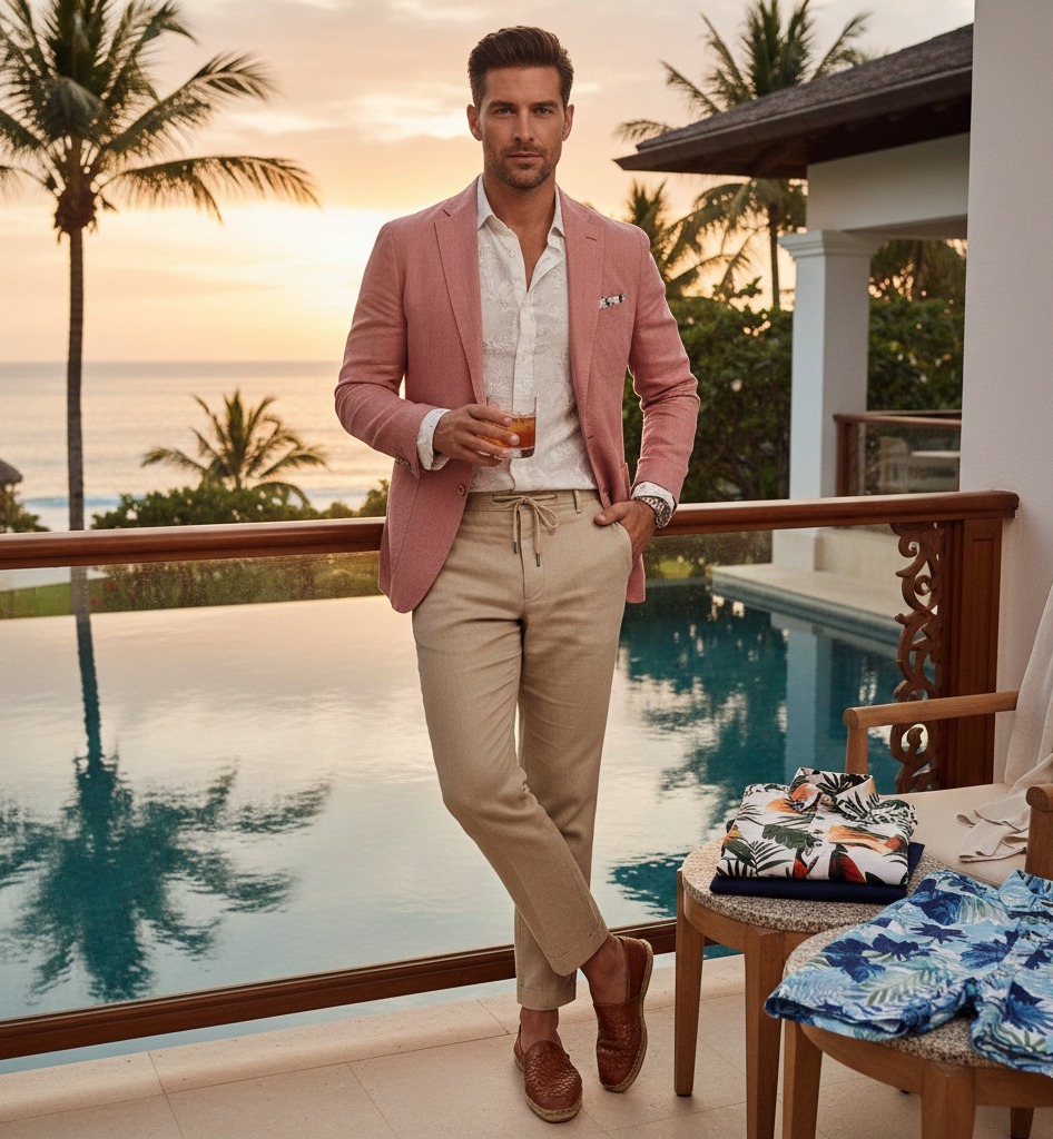 Men's resort wear with beautiful outfits