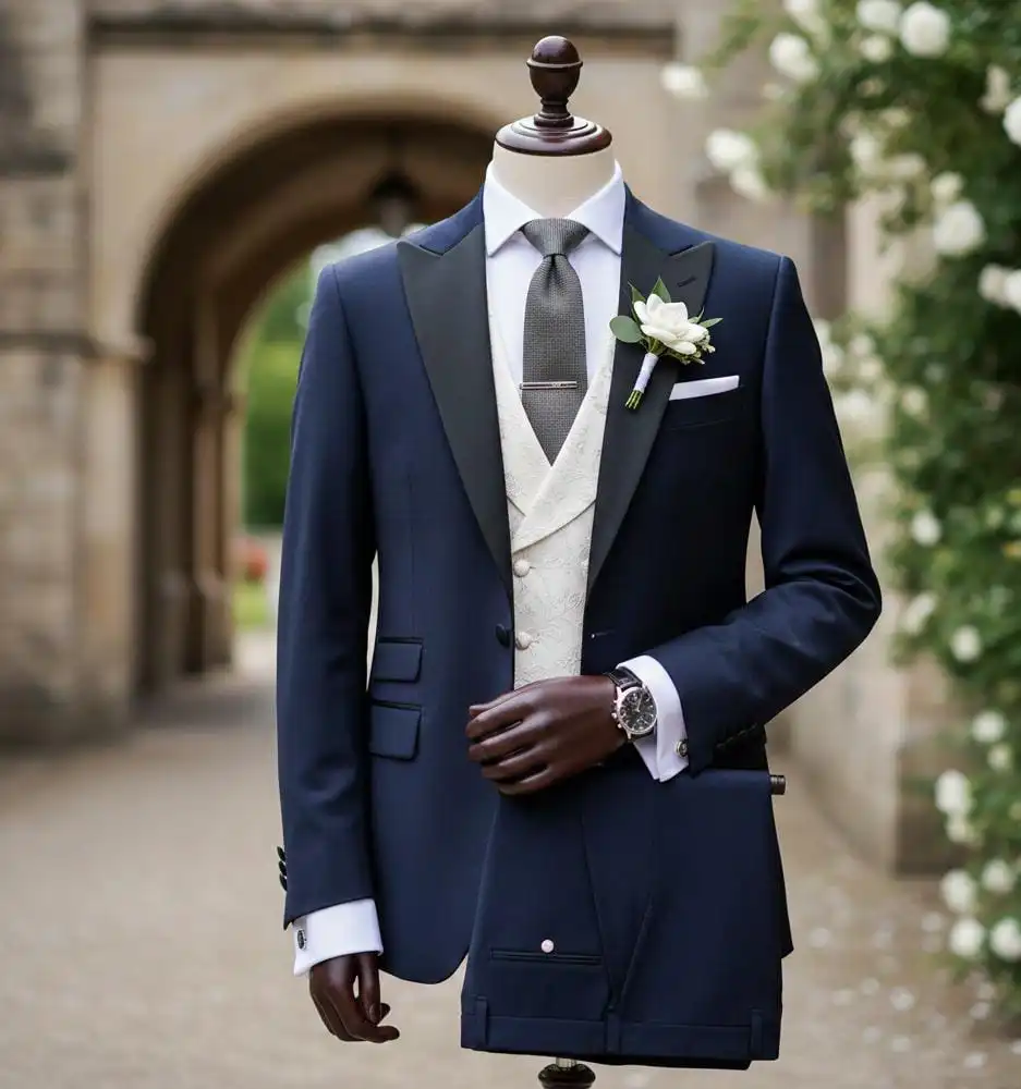 Showing wedding outfit of wedding outfits for men.