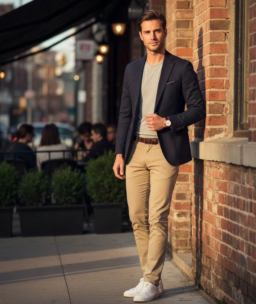 boy is wearing Smart casual for men