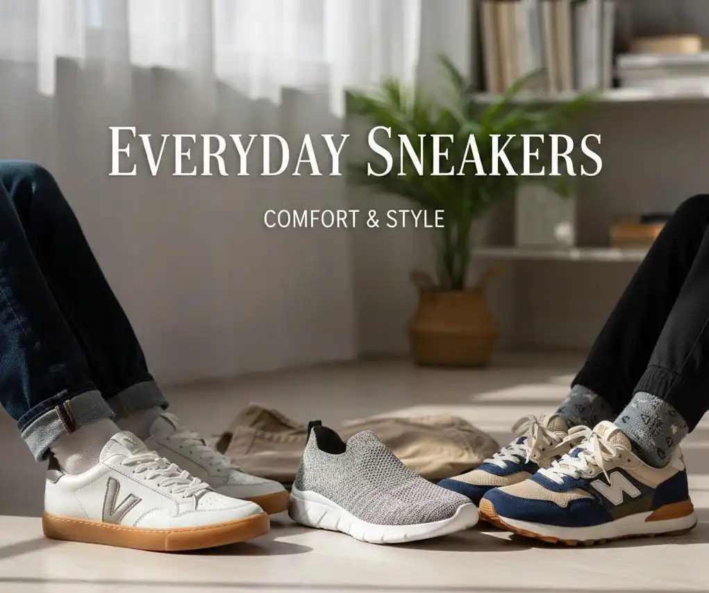 Casual  sneaker outfits for men.