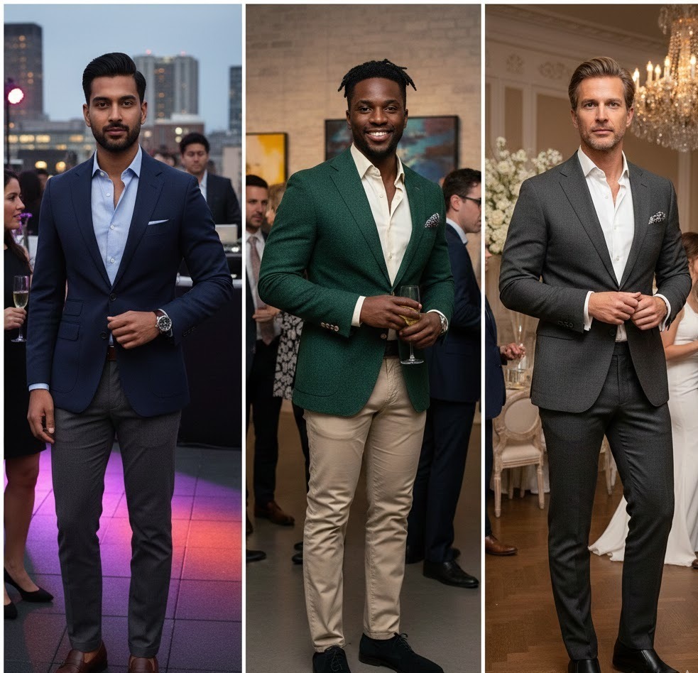 cocktail dress for men combination 
