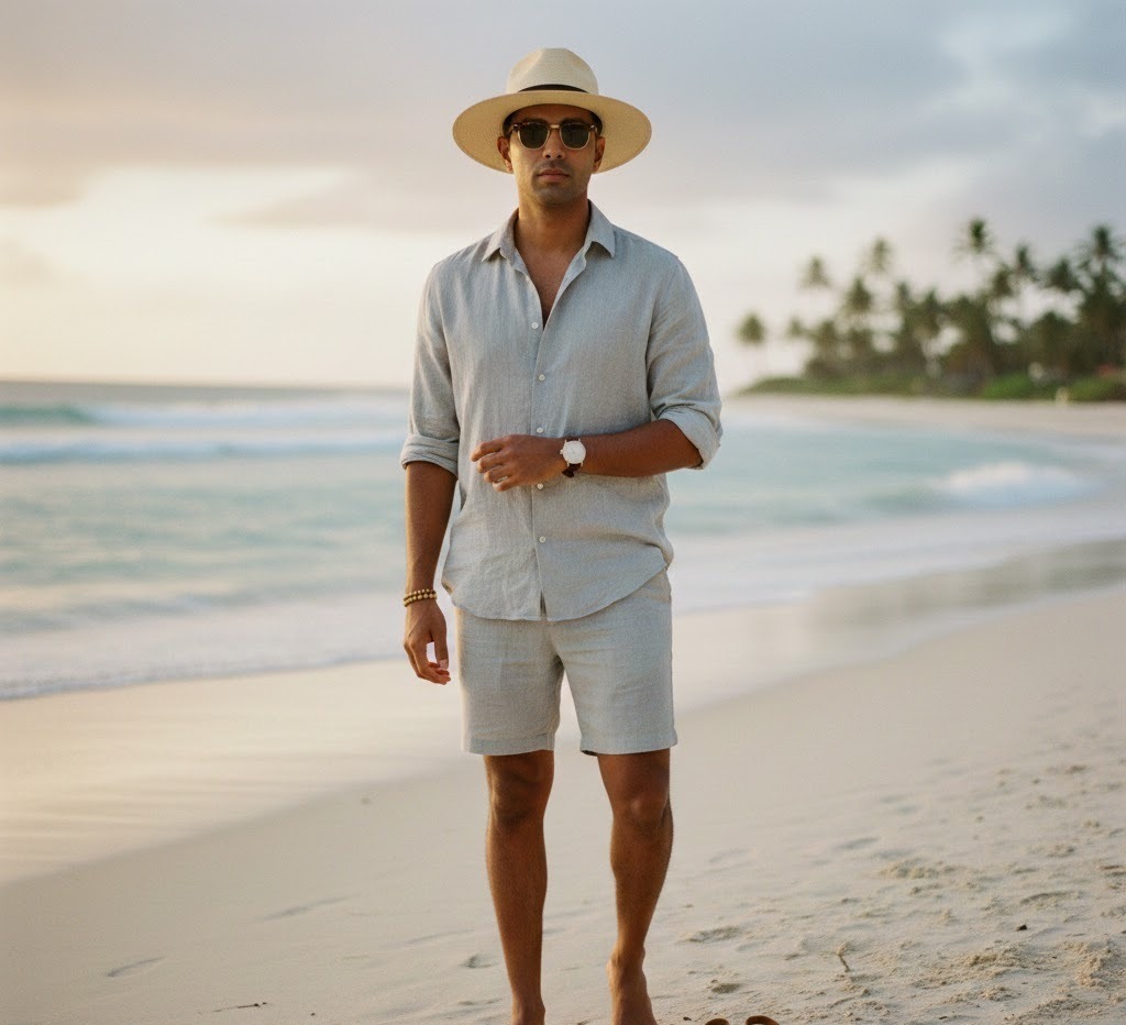 Beach men wear