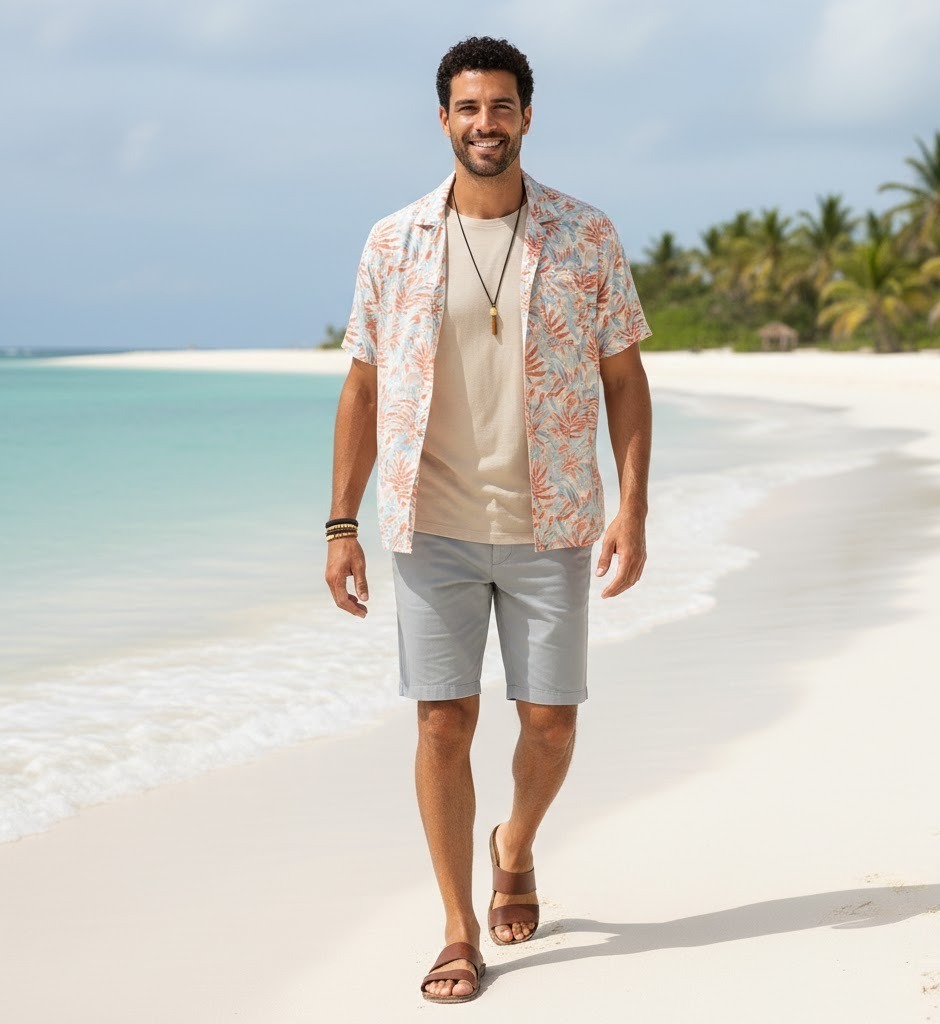 Beach men wear