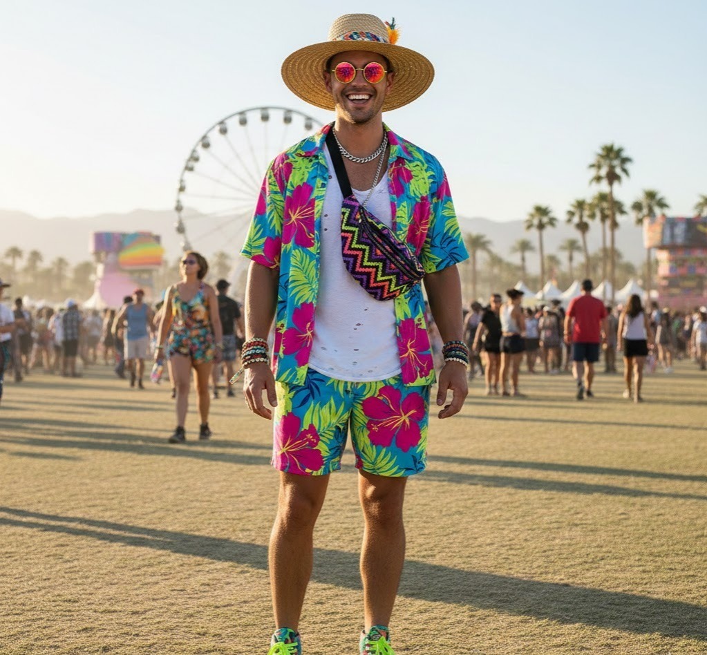 Coachella outfits for men