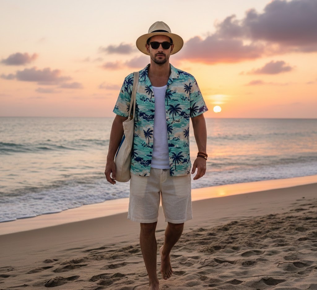 Beach men wear