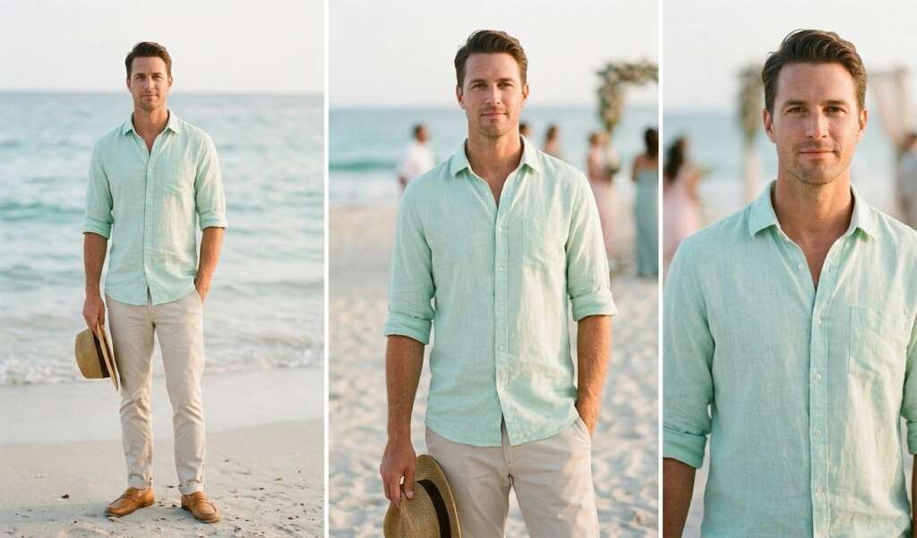 Beach Wedding Outfits for Men