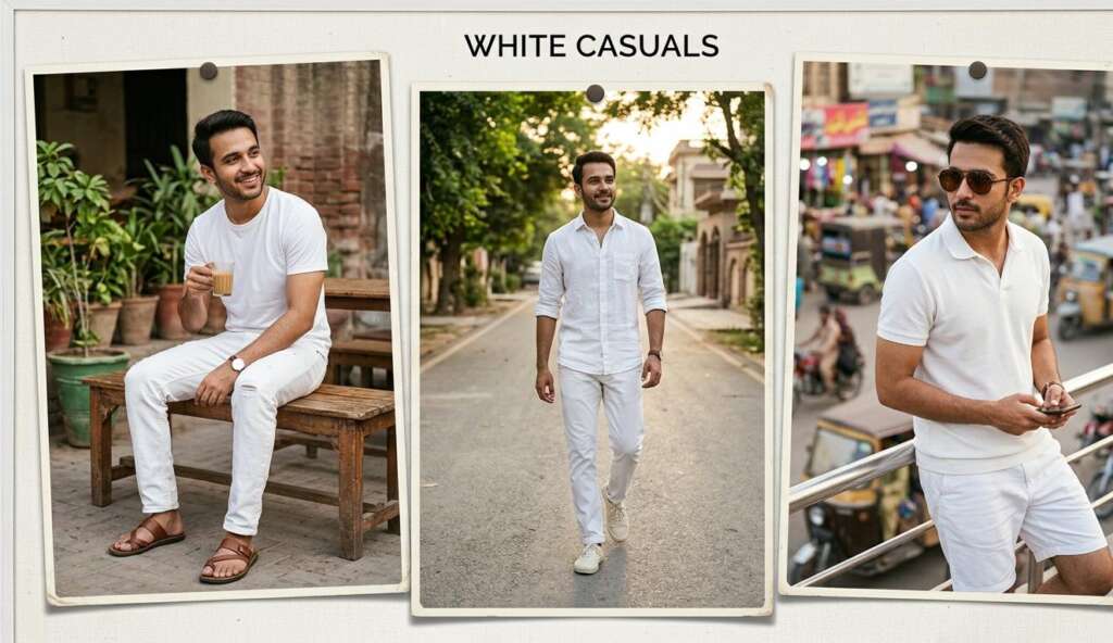 White Outfits For Men