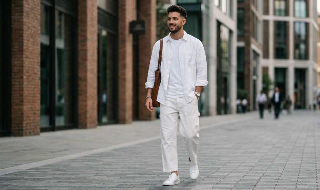 White Outfits For Men