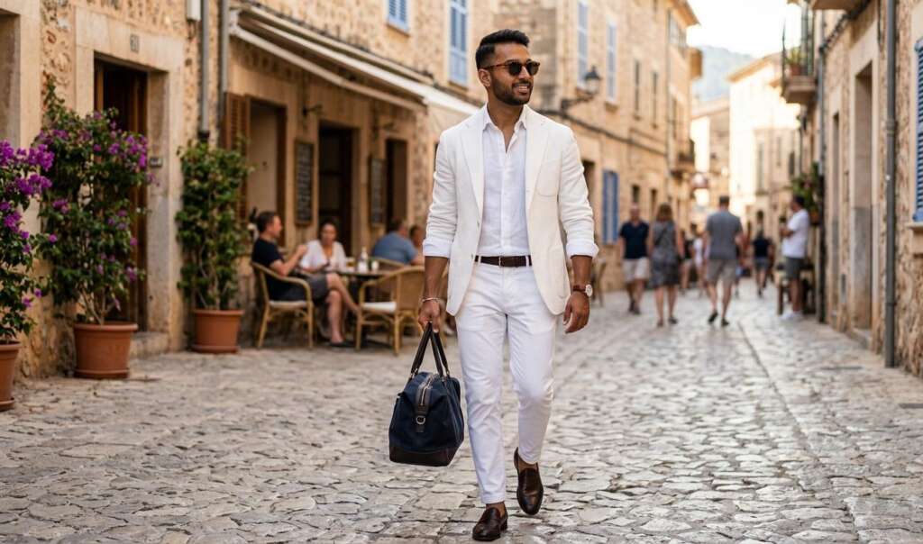 White Outfits For Men