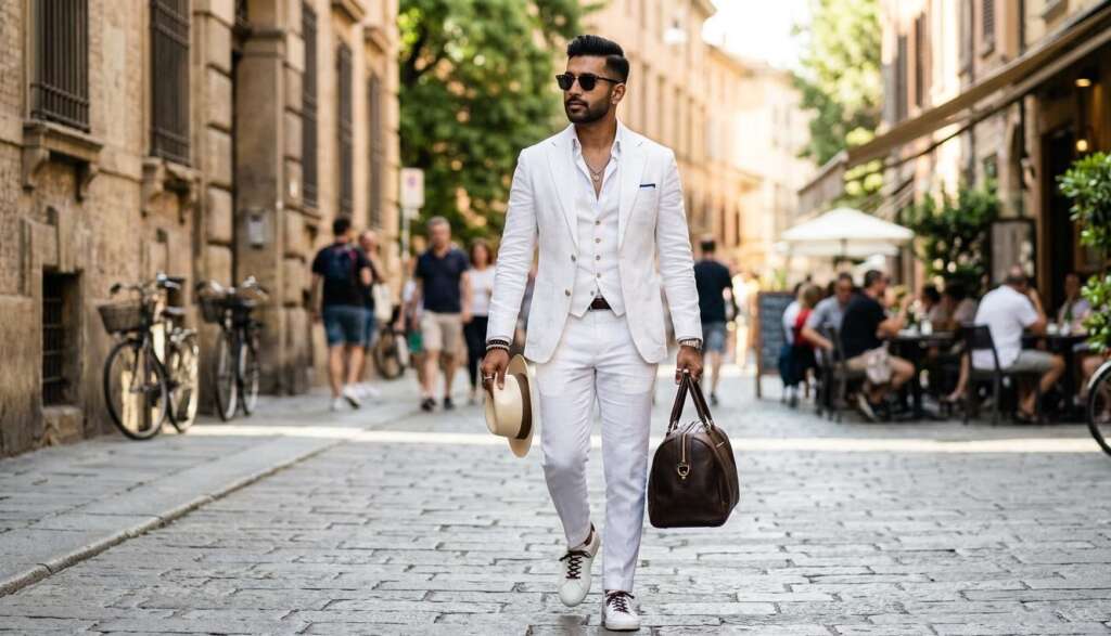 White Outfits For Men