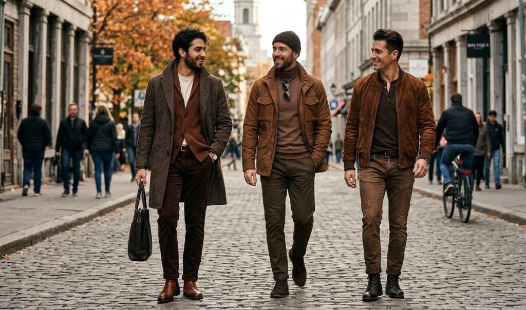 Brown Outfits for Men