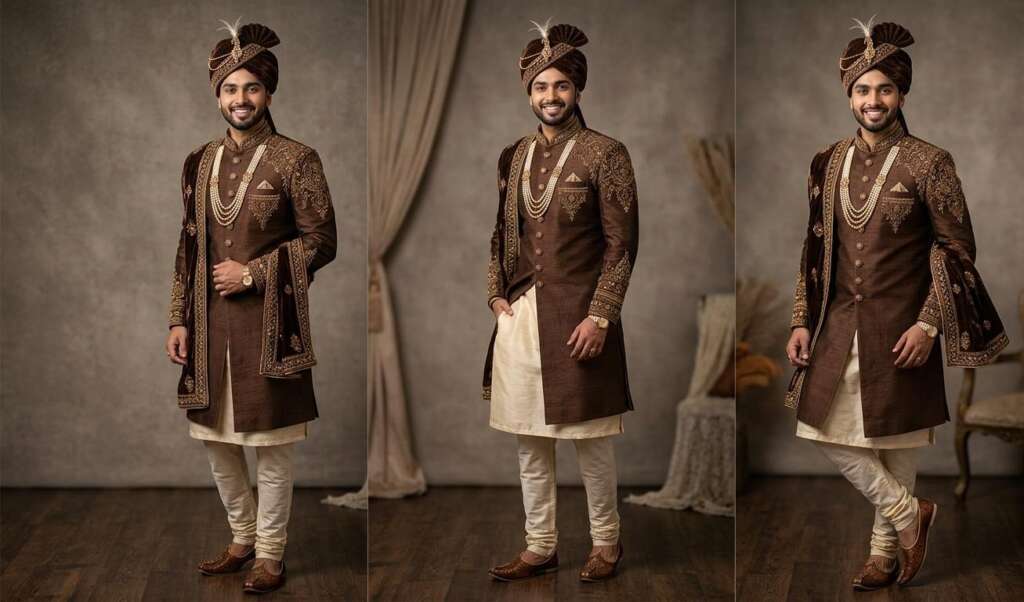 Brown outfits for men