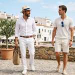 Summer White Outfits for Men