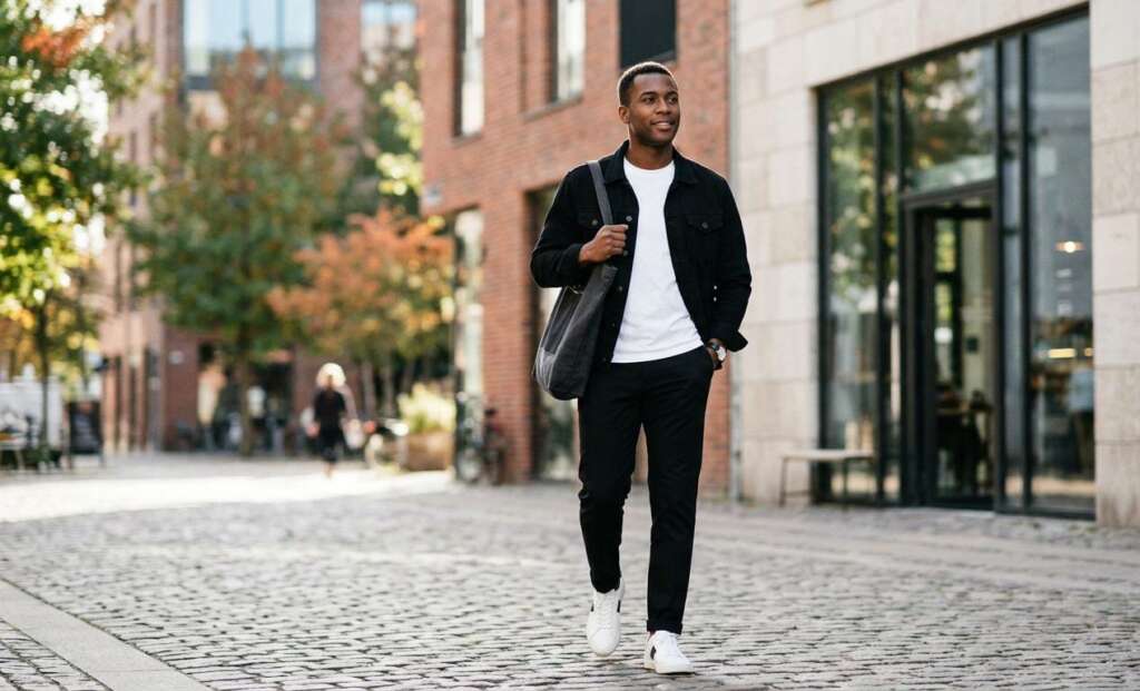 Black and White Outfits for Men